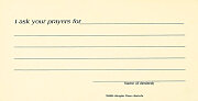 Prayer Request Card (Pkg of 25)