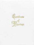 Traditional Steel-Engraved Marriage Certificate (Pkg of 3)